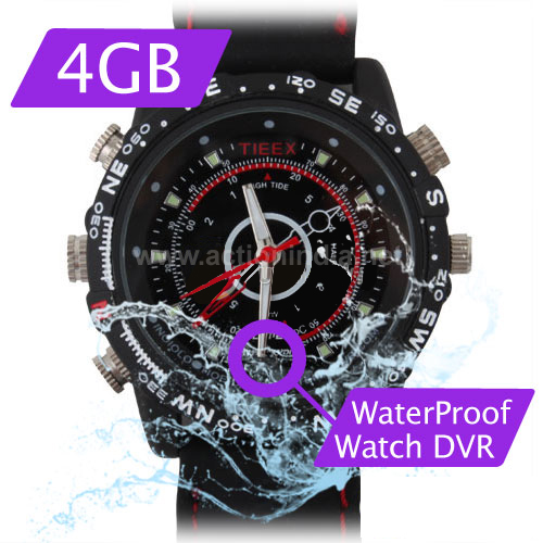 Spy Waterproof Watch Camera 